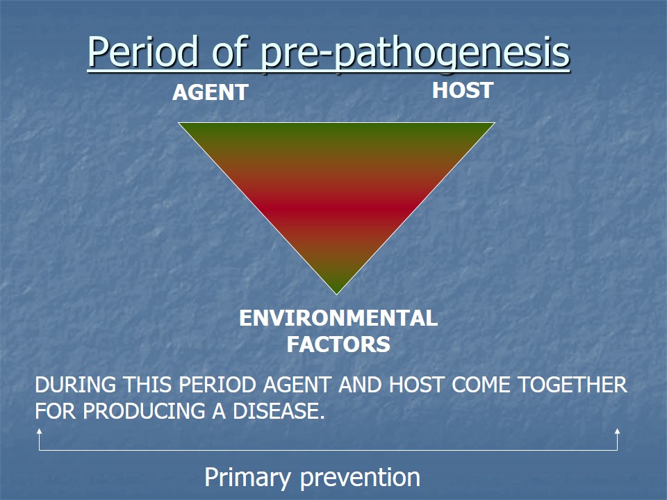 period of pre pathogenesis